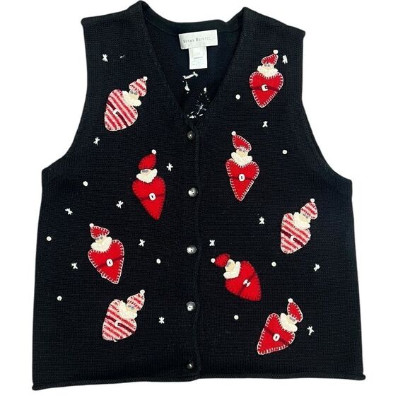 Vintage Susan Bristol Valentine’s Day Sweater Vest | Medium | Heart Design - Picture 1 of 5